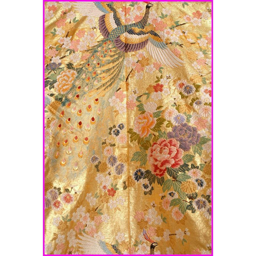 京都最高級金襴西陣織 色打掛レンタル紋付レンタルフルセット6401 佐賀