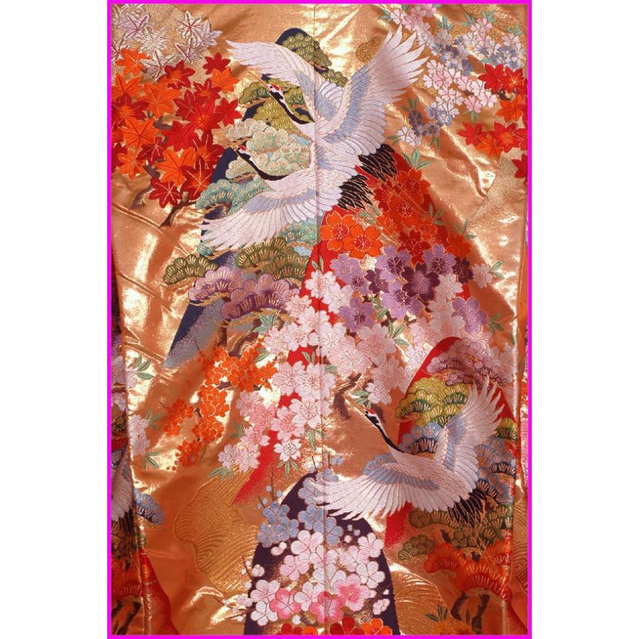 京都最高級金襴西陣織 色打掛レンタル紋付レンタルフルセット8582