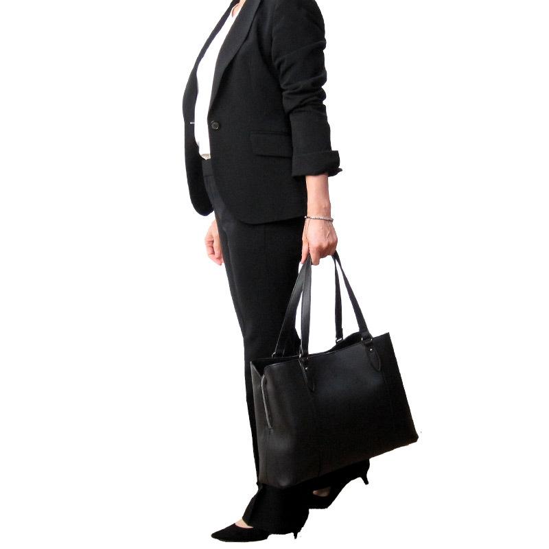 トートバッグ レディース 通勤 通学 就活 PRAGMA 8076 シンプル