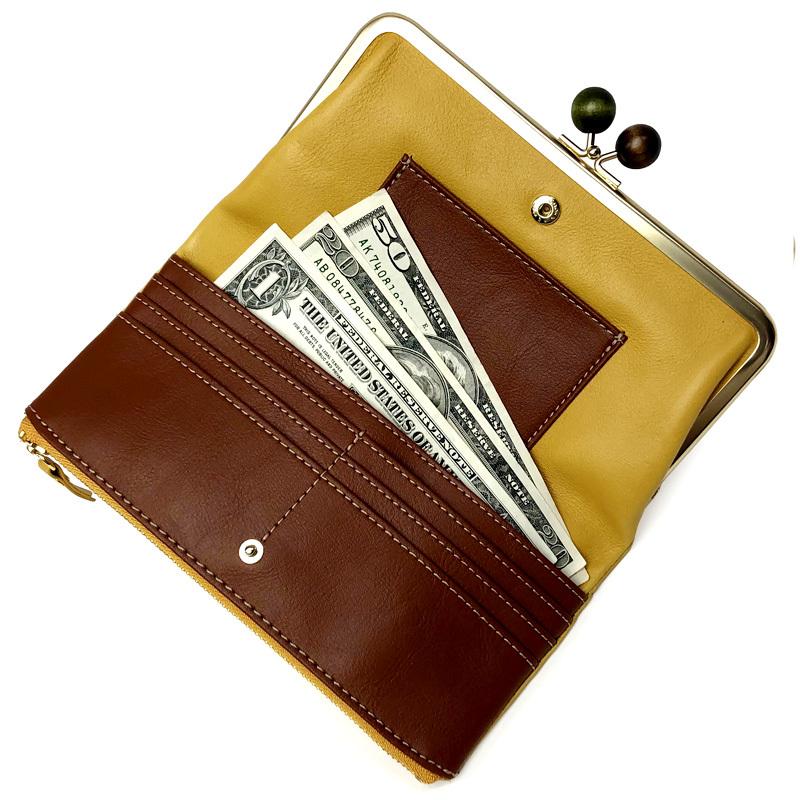 zucchero filato ズッケロ フィラート 財布 がま口長財布 zucchero filato ズッケロ フィラート 財布 がま口長財布