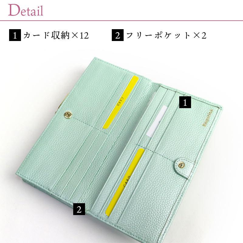 レディース財布 がま口 長財布 本革 シュリンクパール shrink レディース財布 がま口 長財布 本革 シュリンクパール shrink