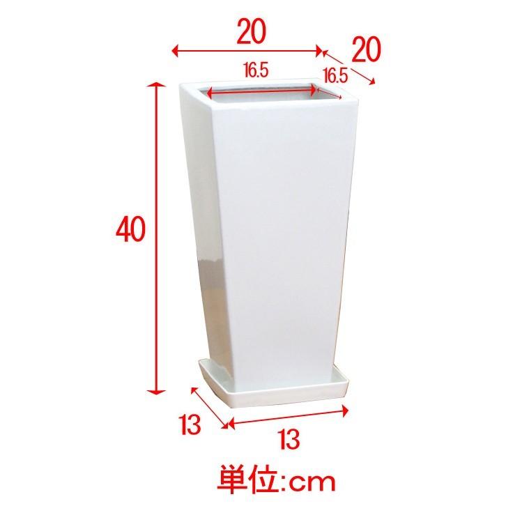 7号角高陶器鉢 白 黒 A 029 送料無料 観葉植物 植木鉢 植え替え 観葉植物の生産直売 幸せの花急便 通販 Yahoo ショッピング