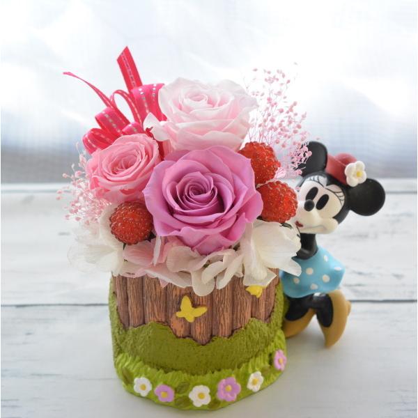 プリザーブドフラワー 誕生日 結婚祝い 結婚記念日 枯れない花 ディズニー Disney ミッキーマウス ミニーマウス 母の日 ギフト ディズニーアレンジ Disney001 花らんどうえきヤフー店 通販 Yahoo ショッピング
