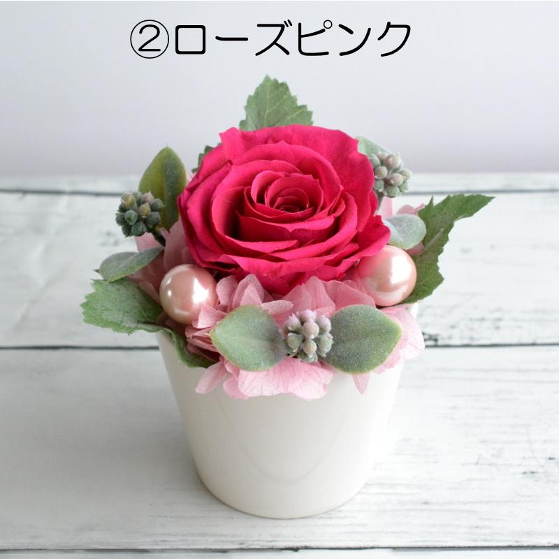 プリザーブドフラワーとマスコットのセット 母の日 50代 60代 70代 80