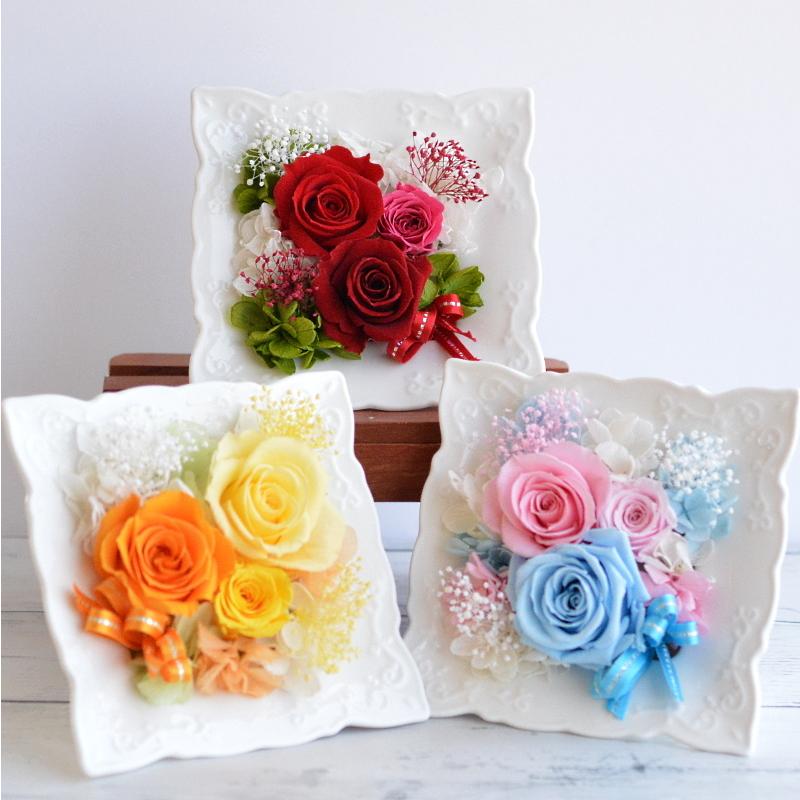 プリザーブドフラワー 誕生日 プレゼント 花 2月 70代 80代 還暦 古希