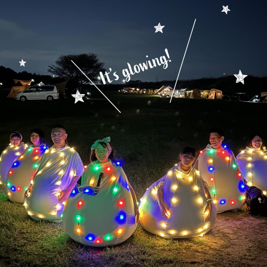 ハナロロ 【ハナロロ公式】ネオン着るビーズクッション L カバーセット