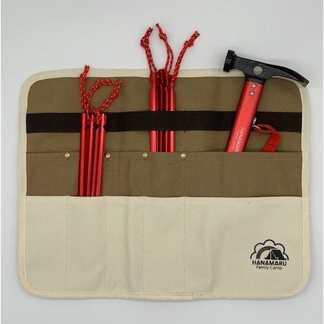 ペグ ハンマー収納ケース 布製 ペグケース おすすめ ペグハンマーケース おしゃれ 22 夏 コンパクト キャンプ用品 安い アウトドア用品 専門店 Phsc 001 はなまるファミリーキャンプ 通販 Yahoo ショッピング