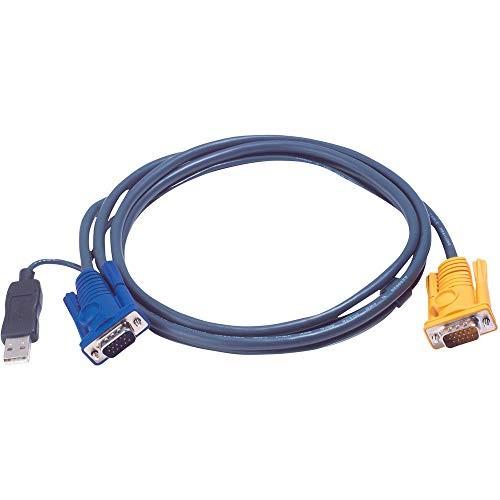 市販 本物保証! ATEN 3m USB KVMケーブル 3 in 2→USB変換機能付属 1 コネクター 2L-5203UP PS SPHD