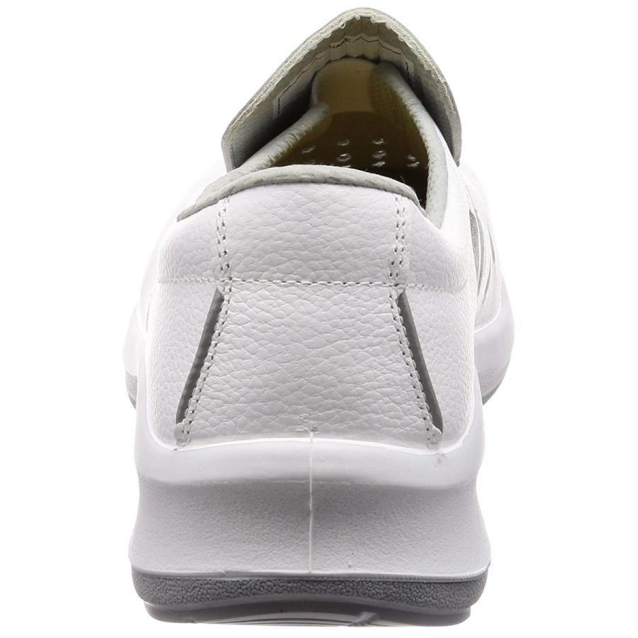 ミドリ安全 静電安全靴 JIS規格 短靴 スリッポン プレミアムコンフォート PRM200 通気 静電 メンズ ホワイト 25.5 cm