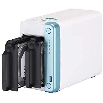 【２点セット】 QNAP (キューナップ) TS-251D NAS の機能性を拡大させる PCIe スロット を搭載。Intel デュアルコア採用のマルチメ 【Z1373038237】(48479円)