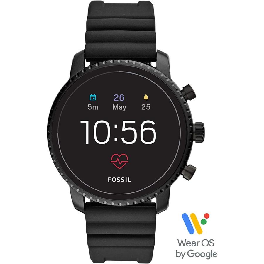 【新入荷】 Fossil メンズ ジェネレーション4 Explorist HR ステンレススチール タッチスクリーン スマートウォッチ 心拍数表示、GP 【Y2824605357】(14249円)