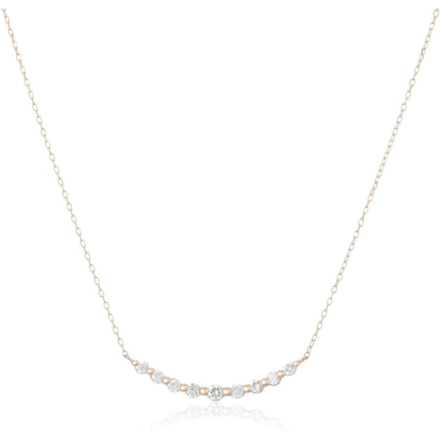 ディーコレクション D-COLLECTION 18金ピンクゴールド ダイヤネックレス 0.2ct DN11359BPG ディーコレクション COLLECTION 18金ピンクゴールド ダイヤネックレス 2ct DN11359BPG