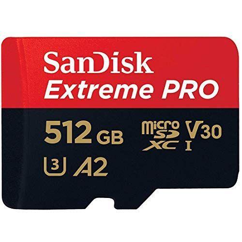 microSDXC 512GB SanDisk サンディスク Extreme PRO UHS-1 U3 V30 4K Ultra HD アプ