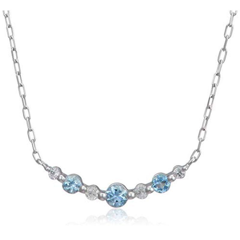 ヨンドシー 4℃ K10ホワイトゴールド ネックレス 11174-612-3205-00-00