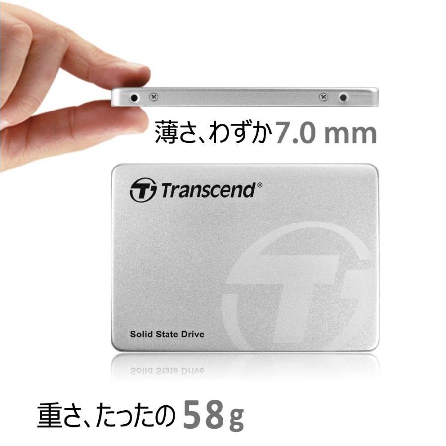 Transcend　SSD　512GB　2.5インチ　6Gb　s　SATA3　MLC採用　TS512GSSD370S