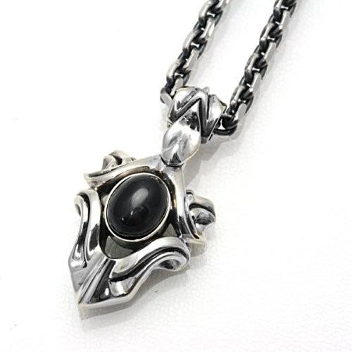 ★11時間以内発送★美品 エムズコレクション Ms collection シルバーネックレス/カボション/ダイオプサイト MC-633-DP 【XUR7678391768】(27111円)