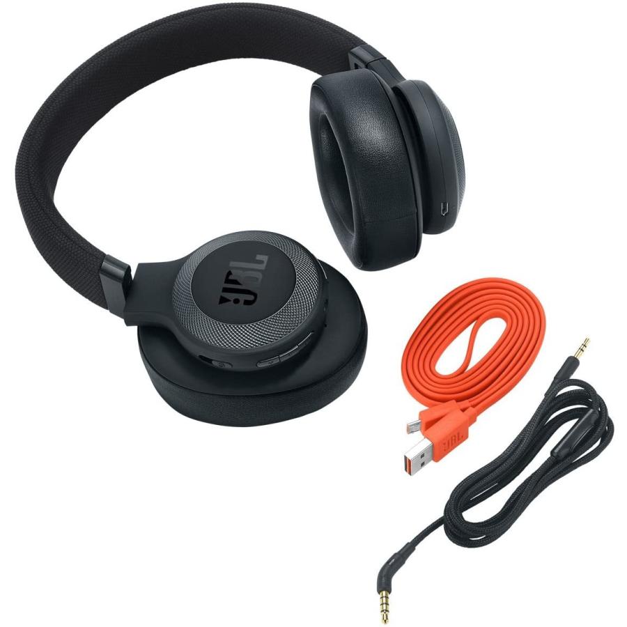 JBL e65btncワイヤレスover-earノイズキャンセリングヘッドフォンwith Mic and 1つボタンリモート(ブラック) JBL e65btncワイヤレスover earノイズキャンセリングヘッドフォンwith Mic and 1つボタンリモート ブラック