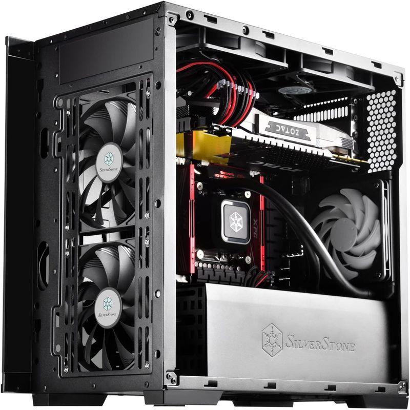 USED SilverStone Lucidシリーズ 強化ガラス製PCケース SST-LD01 26001 ブラック 【Y2400397838】(12110円)