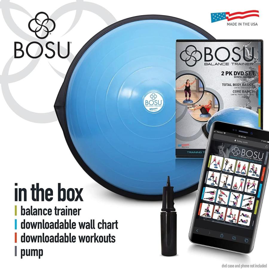 【クーポン】 BOSU(ボス) バランストレーナー ホームバージョン 65cm ブルー 並行輸入品 【2687986064】(13561円)