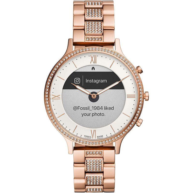 フォッシル 腕時計 ハイブリッドスマートウォッチHR FTW7012 レディース 正規輸入品 ピンクゴールド フォッシル 腕時計 ハイブリッドスマートウォッチHR FTW7012 レディース 正規輸入品 ピンクゴールド