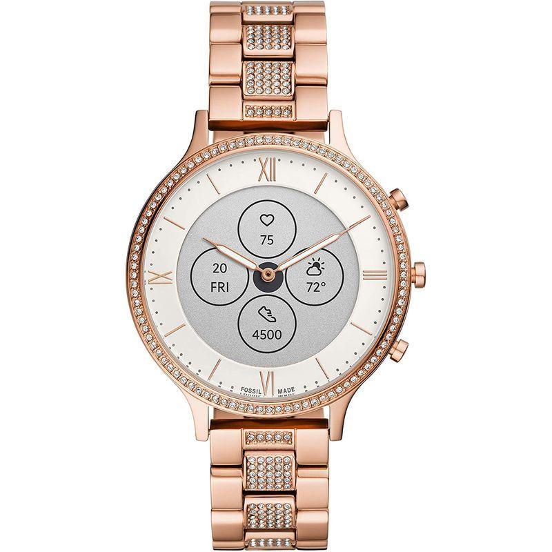 フォッシル 腕時計 ハイブリッドスマートウォッチHR FTW7012 レディース 正規輸入品 ピンクゴールド フォッシル 腕時計 ハイブリッドスマートウォッチHR FTW7012 レディース 正規輸入品 ピンクゴールド