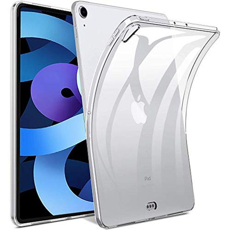iPad Air4 ケース 2020 Gos Elec iPad 10.9 カバー TPU クリア シリコンカバー 全面保護 耐衝撃 度