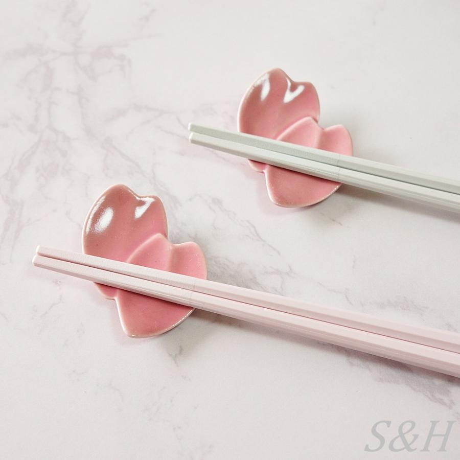 波佐見焼 箸置き 桜花びら 単品 ピンク おしゃれ はしおき おもしろ