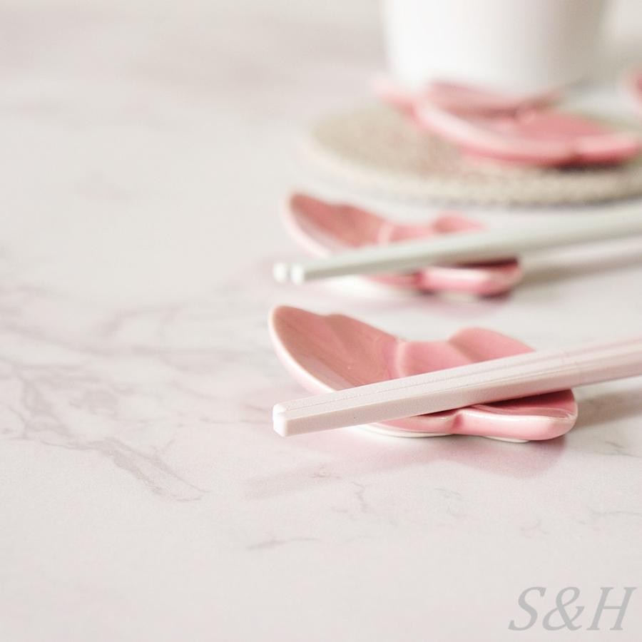 波佐見焼 箸置き 桜花びら 単品 ピンク おしゃれ はしおき おもしろ