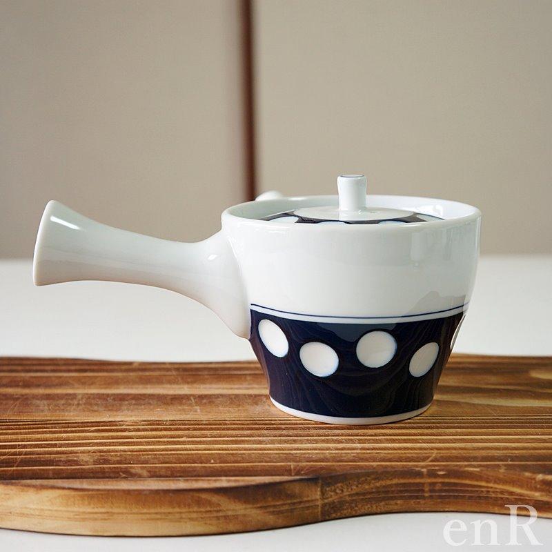 波佐見焼 有田焼 急須 4号 新水玉 副千製陶所 茶器 日本製 肥前吉田焼