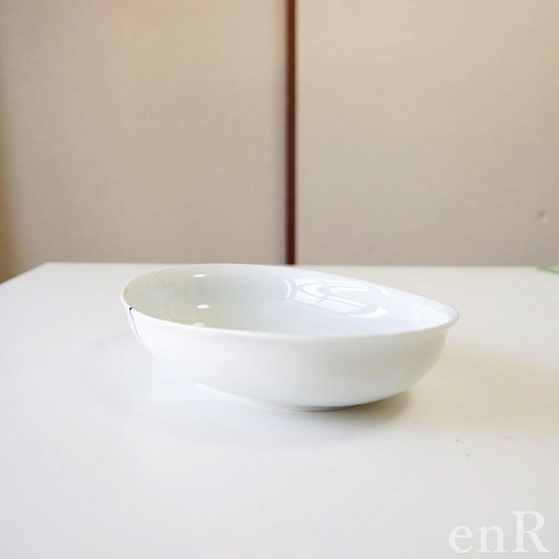 波佐見焼 皿 カレー皿 パスタ皿 一輪花 和山窯 楕円皿 軽い おしゃれ