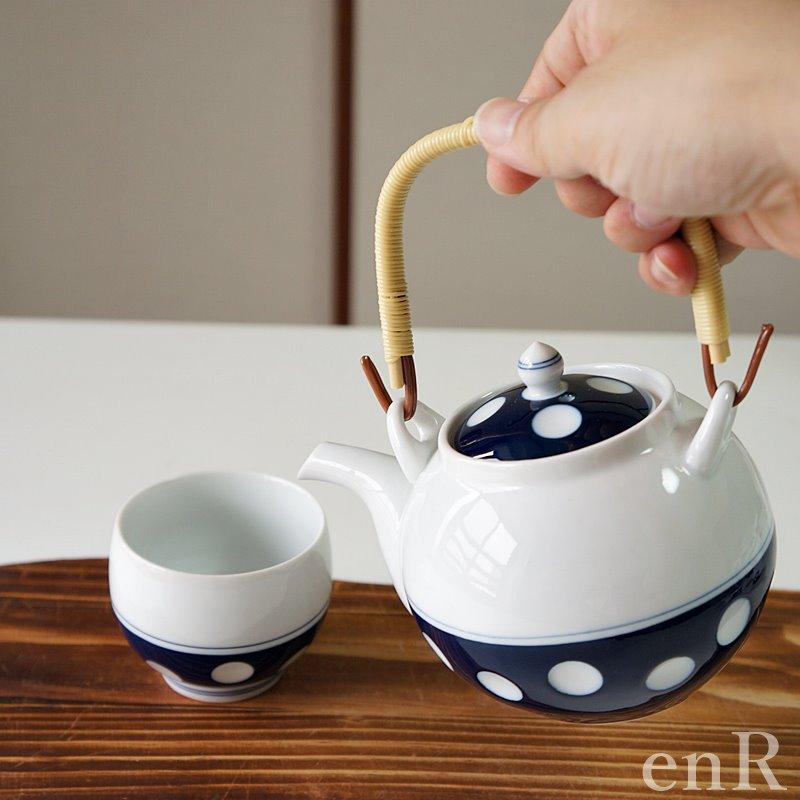 波佐見焼 有田焼 丸土瓶 4号 新水玉 副千製陶所 茶器 日本製 肥前吉田