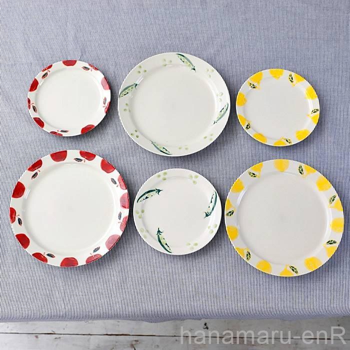 波佐見焼 皿 中皿 ラウンドプレート 18cm フレッシュアート おしゃれ