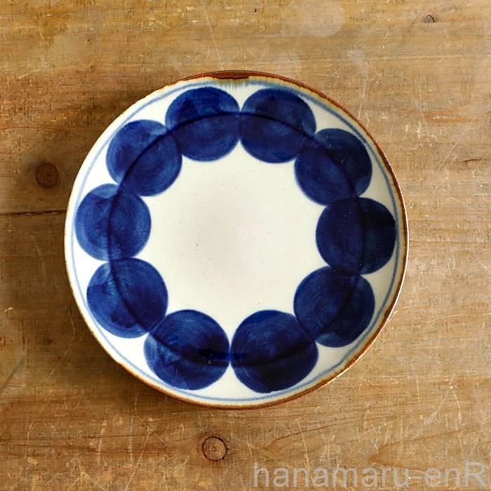 波佐見焼 プレート M 藍染窯 藍ブルー シリーズ 皿 6寸皿 中皿 民芸 民