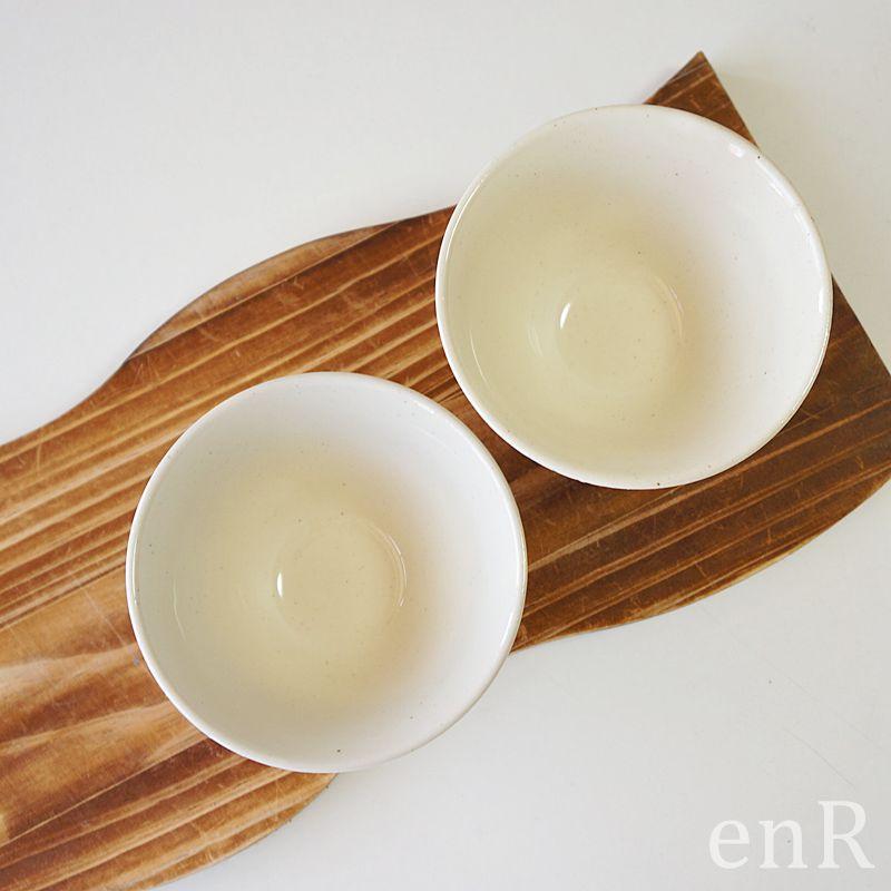 波佐見焼 茶碗 ペアセット 勲山窯 カラー幾何花紋 夫婦茶碗 お茶碗