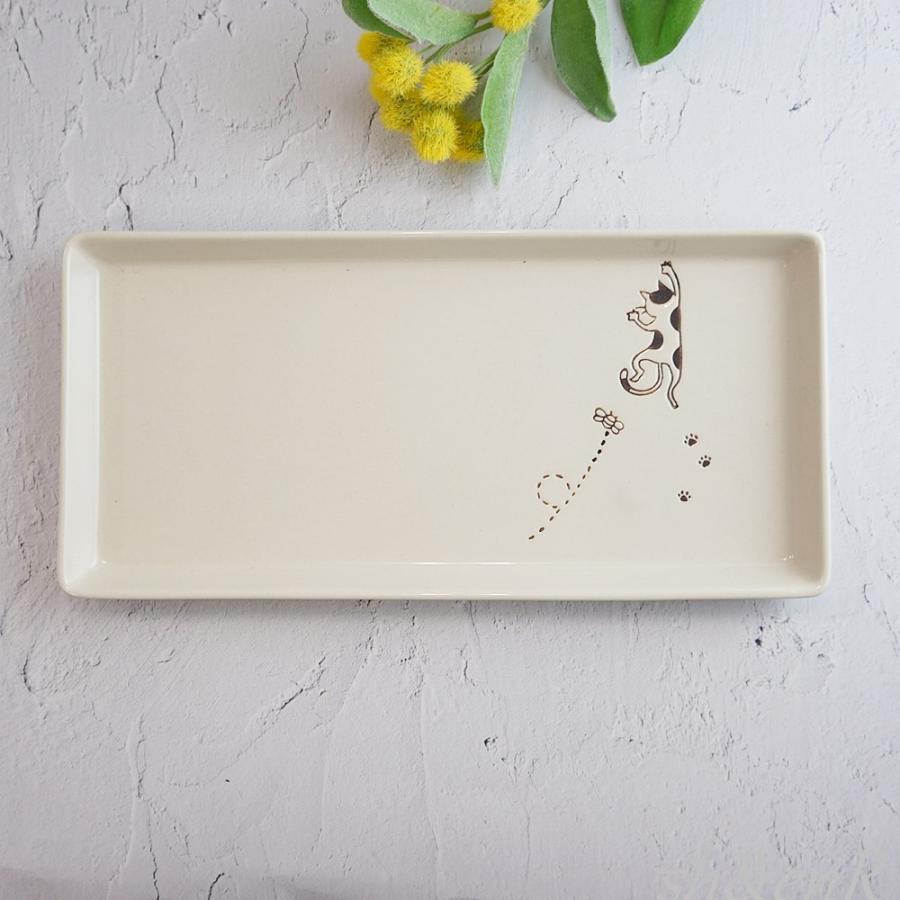 716 猫長皿 2枚セット 716 猫長皿 2枚セット