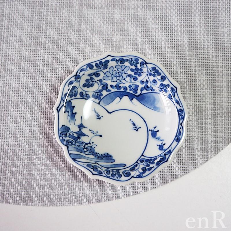 高台線文皿(一客) 高台小皿(五客)セット 未使用 新品同様 耀変華桜 お皿 揃い 5枚セット 美濃焼 小皿 5色セット おしゃれ きれい