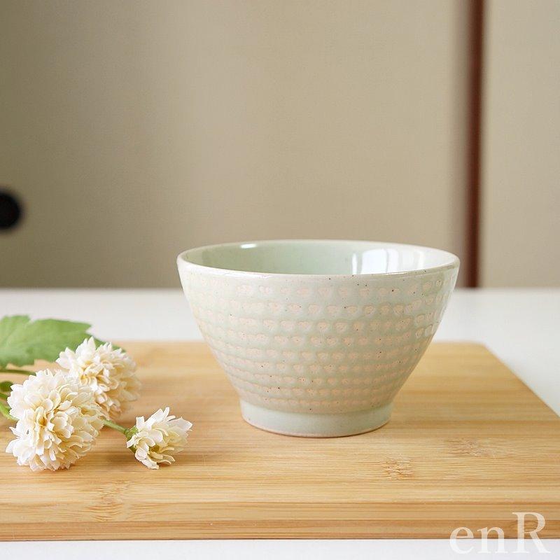 波佐見焼 お茶碗 勲山窯 くらわんか碗 レトロカンナ ご飯茶碗 おしゃれ