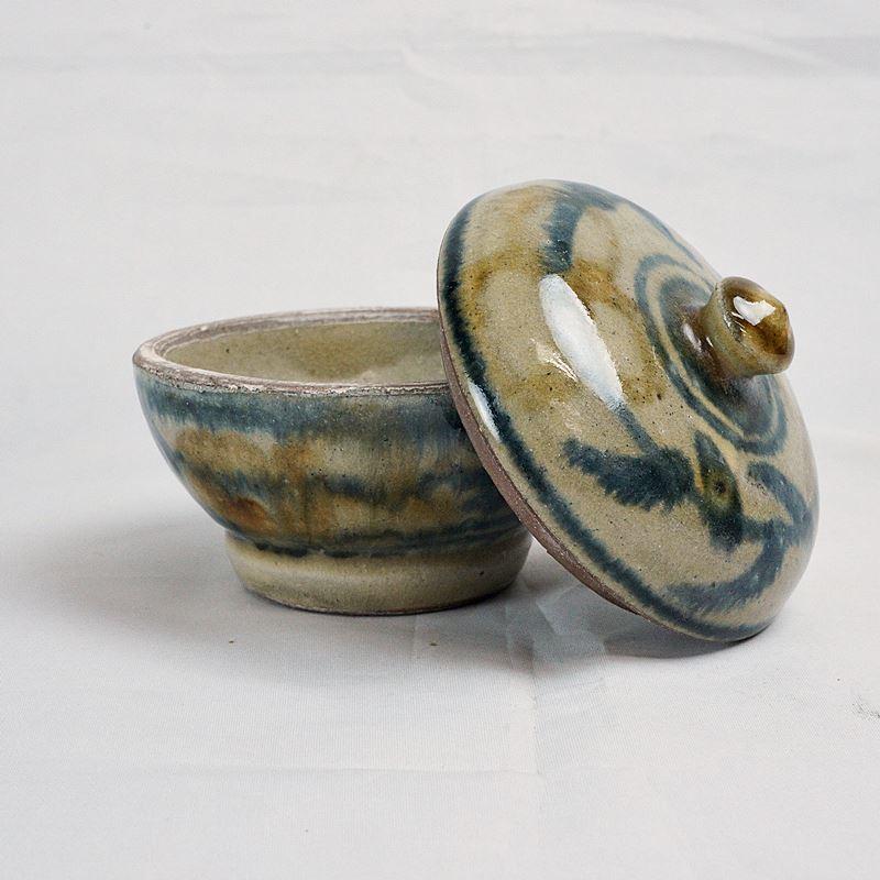 No.102　新品　やちむん　蓋物　タラフー No.102 新品 やちむん 蓋物 タラフー yachimun-ma1123-1.jpg