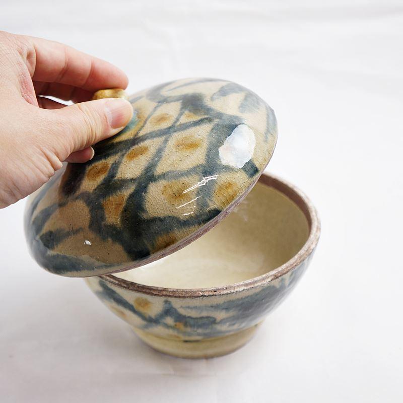 やちむん 食器 蓋物 5寸ラタフー b 容器 ふたもの 菅原工房 焼き物