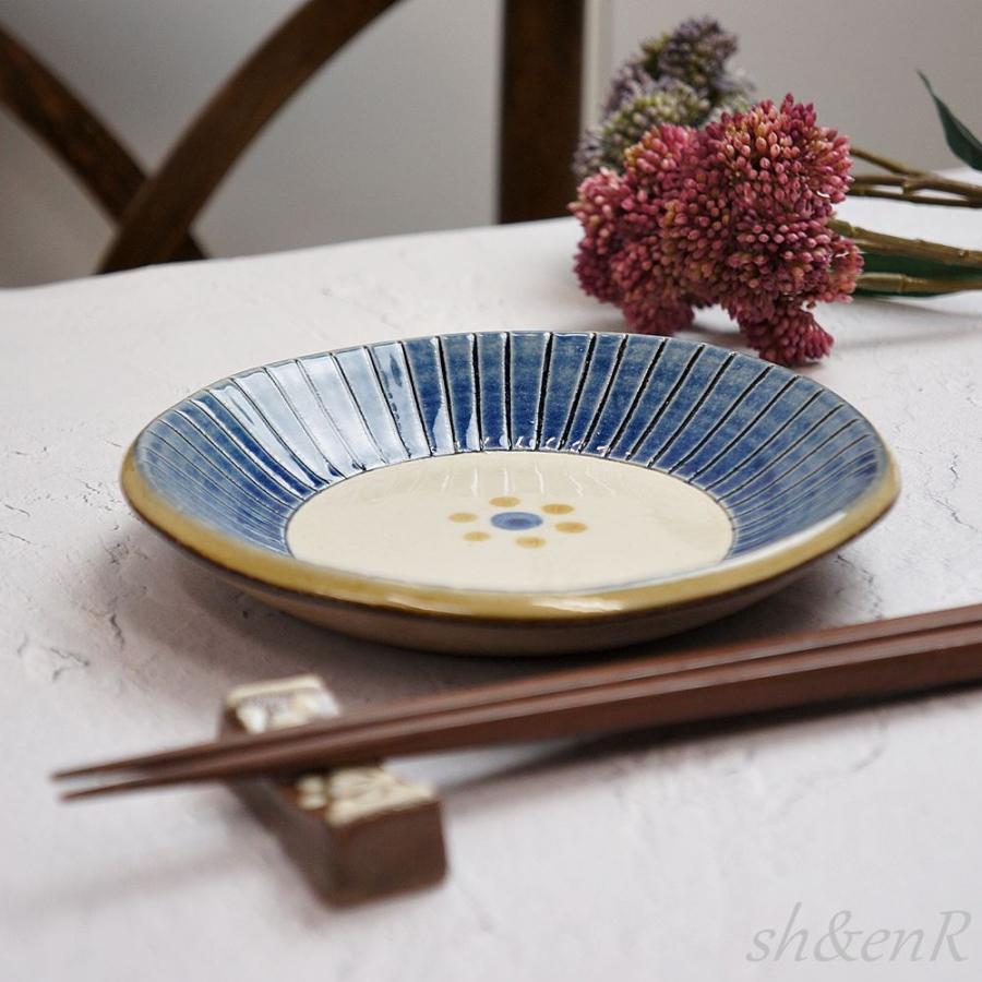 やちむん 5寸プレート 5寸皿 線彫り花ぐー コバルト 陶眞窯 沖縄 やちむん 5寸プレート 5寸皿 線彫り花ぐー コバルト 陶眞窯 沖縄