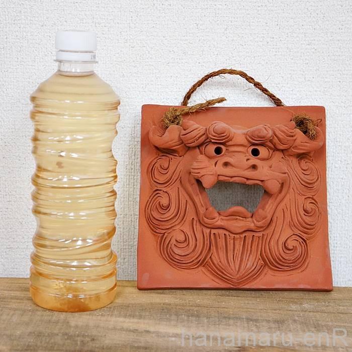 面シーサー 素焼き 壁掛け 中 琉球焼 朝日陶器 玄関 屋外 外 面シーサー 素焼き 壁掛け 中 琉球焼 朝日陶器 玄関 屋外 外
