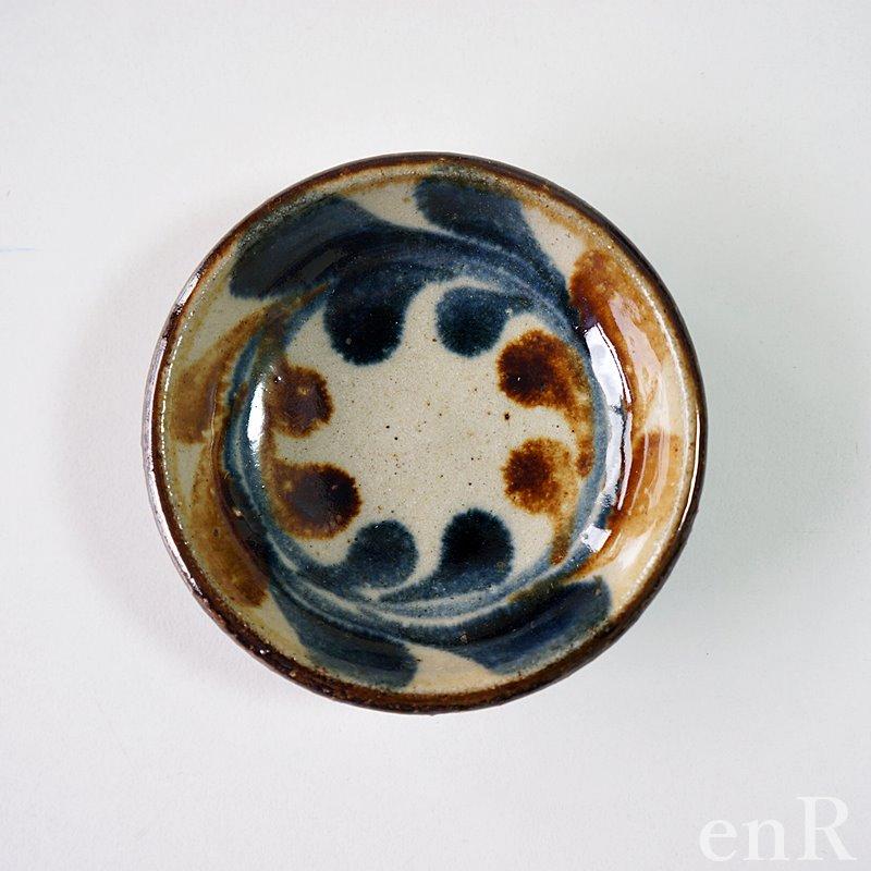 やちむん 皿 3寸皿 小皿 陶芸こまがた デイゴ柄 豆皿 焼き物 やちむん