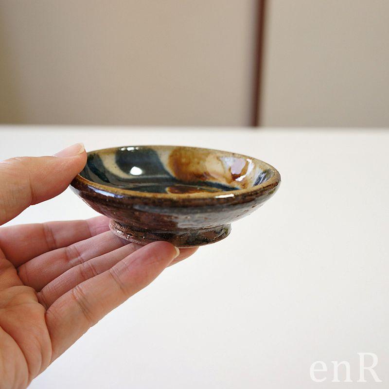 やちむん 皿 3寸皿 小皿 陶芸こまがた デイゴ柄 豆皿 焼き物 やちむん
