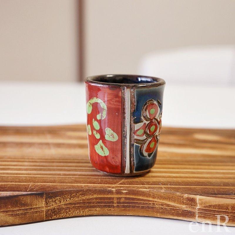 沖縄 やちむん 爪楊枝入れ b 國場陶芸 壺屋焼 ようじ壺 爪楊枝立て