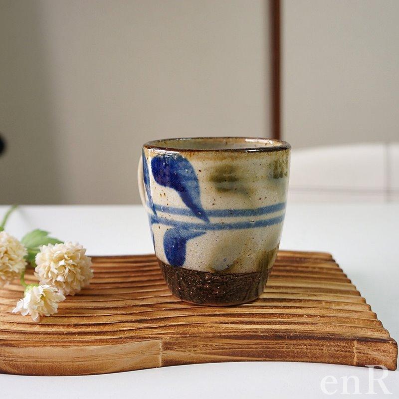 やちむん マグカップ 陶芸こまがた デイゴ柄 陶器 大きい おしゃれ