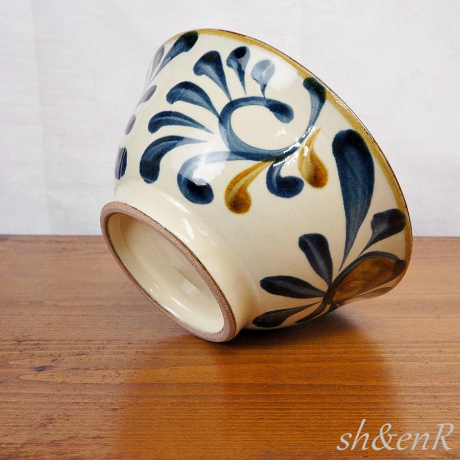 やちむん どんぶり そばマカイ 6寸マカイ 唐草 陶眞窯 丼 そば丼 沖縄