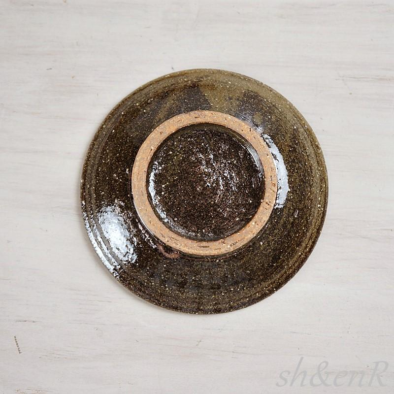 やちむん 皿 4寸皿 小皿 丸皿 陶芸こまがた デイゴ柄 おしゃれ 沖縄