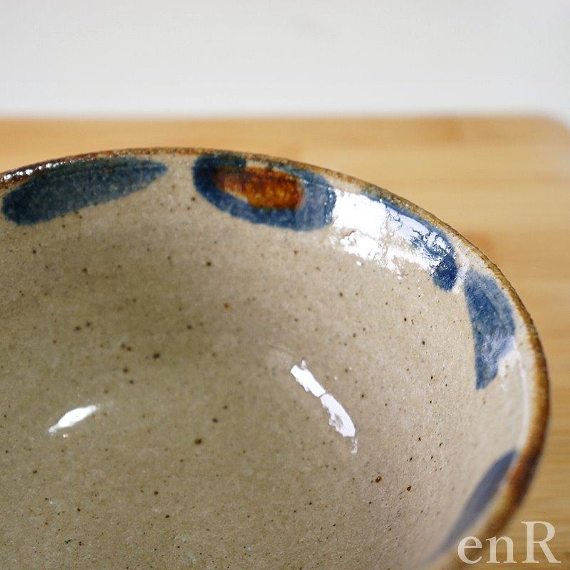 やちむん 茶碗 4寸 マカイ 呉須唐草 沖縄 陶器 皿 器 食器 お茶碗 ちゃ