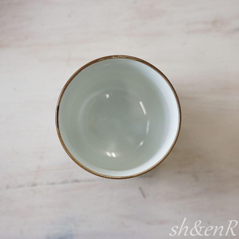 波佐見焼 湯呑み ゆのみ 手描き 山下陶苑 染紋様 濃繋赤 湯のみ 湯飲み
