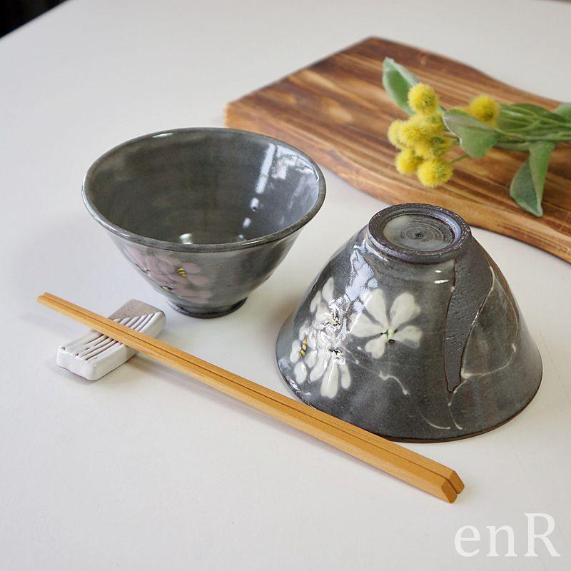 ビンテージ:有田焼 盛窯 七福神 ペア飯碗& 京焼 洸春窯 交趾蝶々柄 夫婦茶碗 ビンテージ:有田焼 盛窯 七福神 ペア飯碗& 京焼 洸春窯 交趾蝶々柄